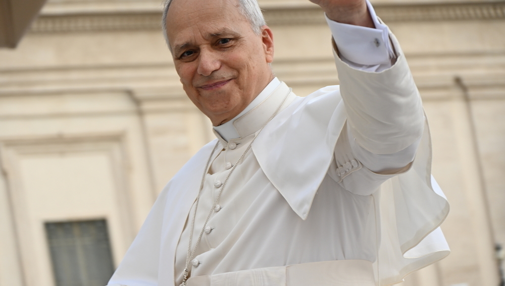 Papst Leo XIV. im Papamobil