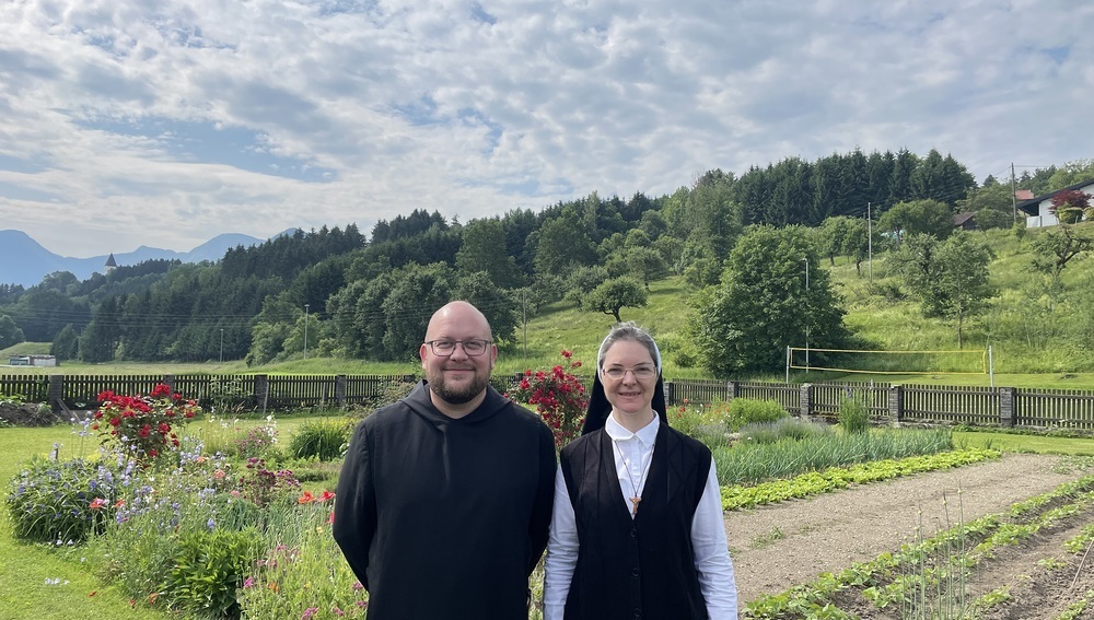 P. Marian Kollmann OSB und Sr. Andrea Starz