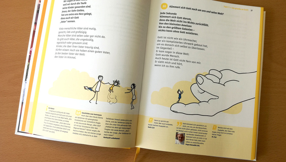 Ausschnitt aus dem Kinderkatechismus 'Youcat for Kids'