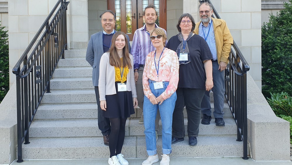 v.l.: Emmanuel Nathan (Sydney), Elisabeth Höftberger (Salzburg), Pavol Bargár (Prag), Liliane Apotheker (Intern. Council of Christians and Jews), Anette Adelmann (Präsidentin ICCJ), Willy Weisz (Koord. christl-jüd. Zus. Österreich)