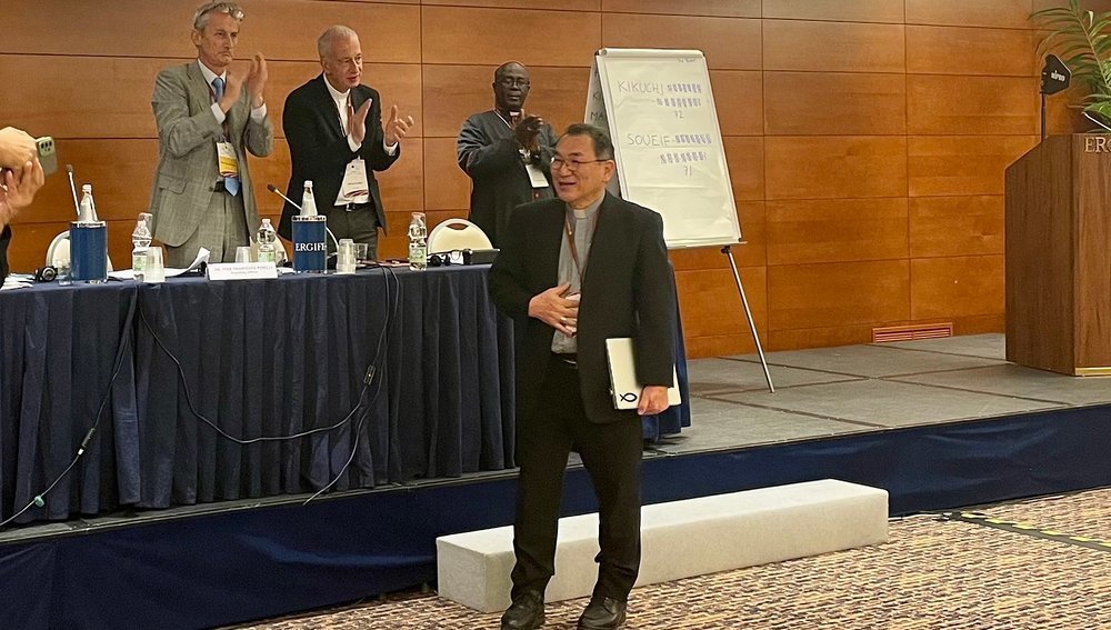 Tarcisius Isao Kikuchi bei der Wahl zum Präsidenten des Caritas-Weltdachverbands