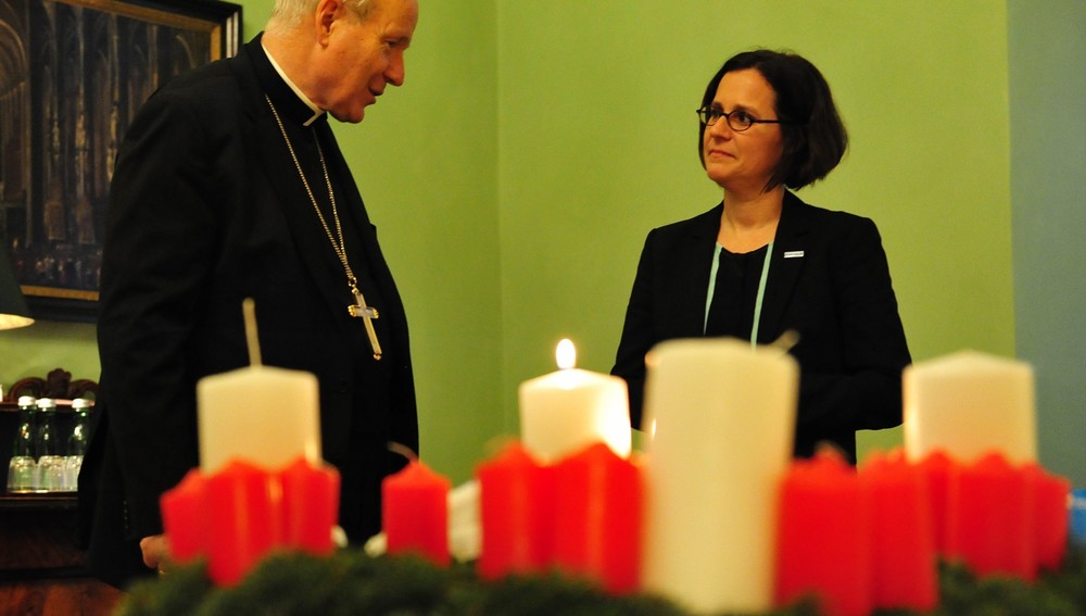 Adventbesuch von Diakonie-Direktorin Maria Katharina Moser bei Kardinal Christoph Schönborn