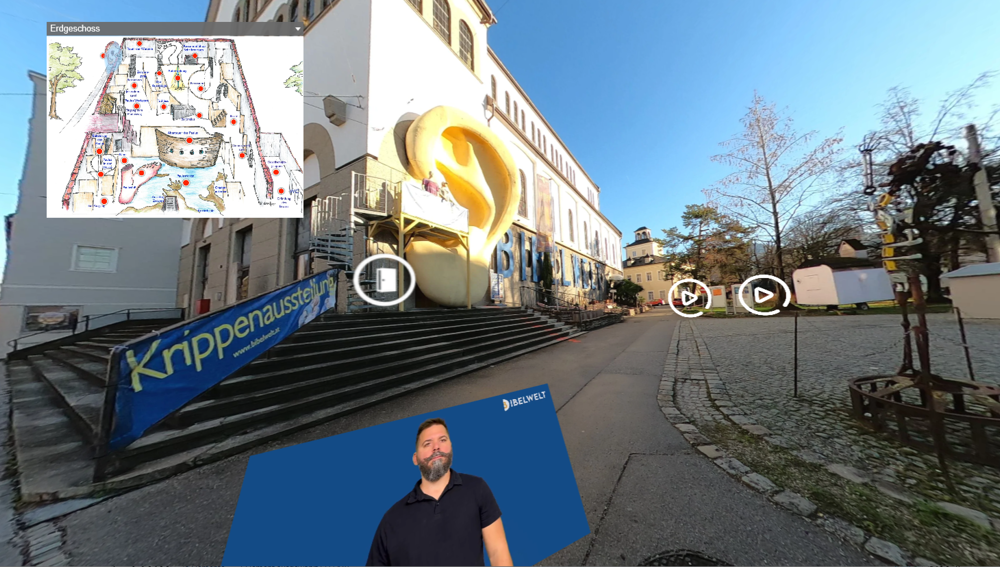 Bibelwelt Salzburg bietet 3D-Tour in Gebärdensprache