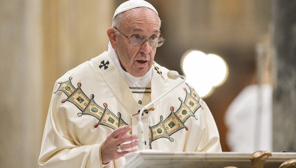 Gottesdienst mit Papst Franziskus in der Lateranbasilika am 9. November 2019 in Rom.