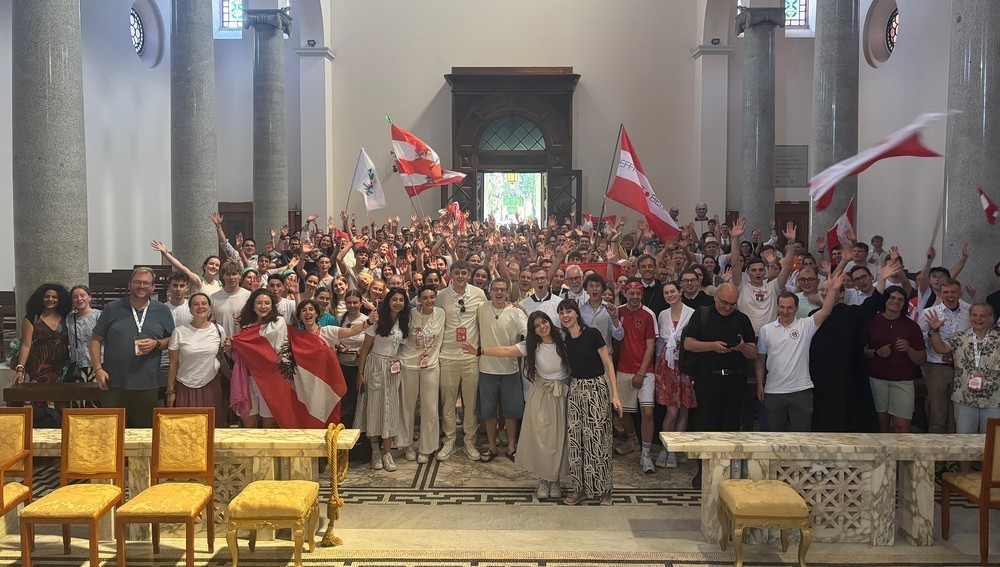 Österreicher-Treffen im Rahmen des 'Jubiläums der Jugend' in Rom