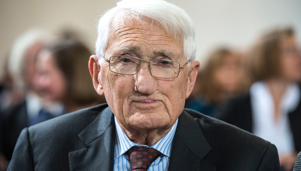 Jürgen Habermas, Soziologe und Philosoph, am 23. Oktober 2016 in Frankfurt.