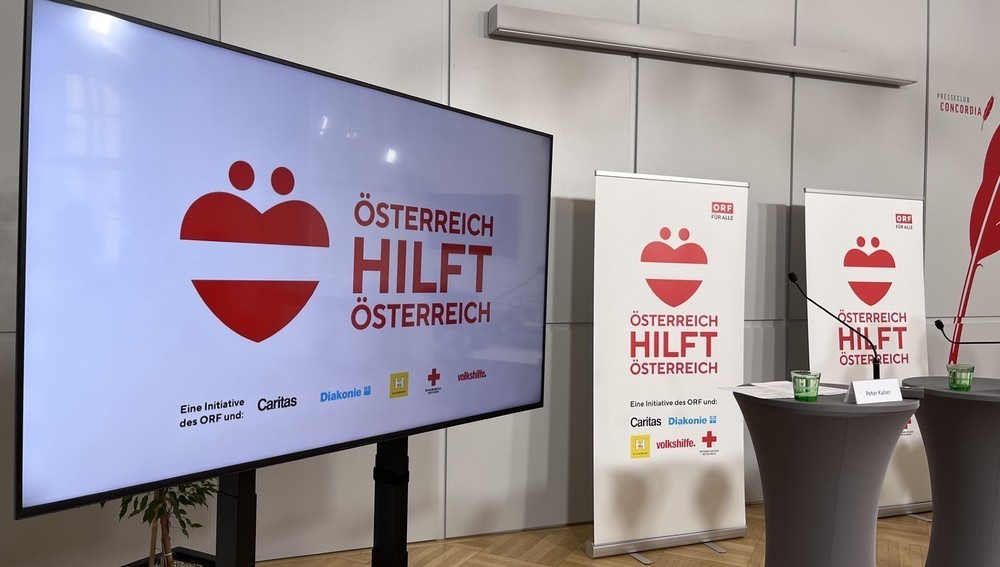 Österreich Hilft Österreich Pressegespräch am Dienstag 08.09.2026