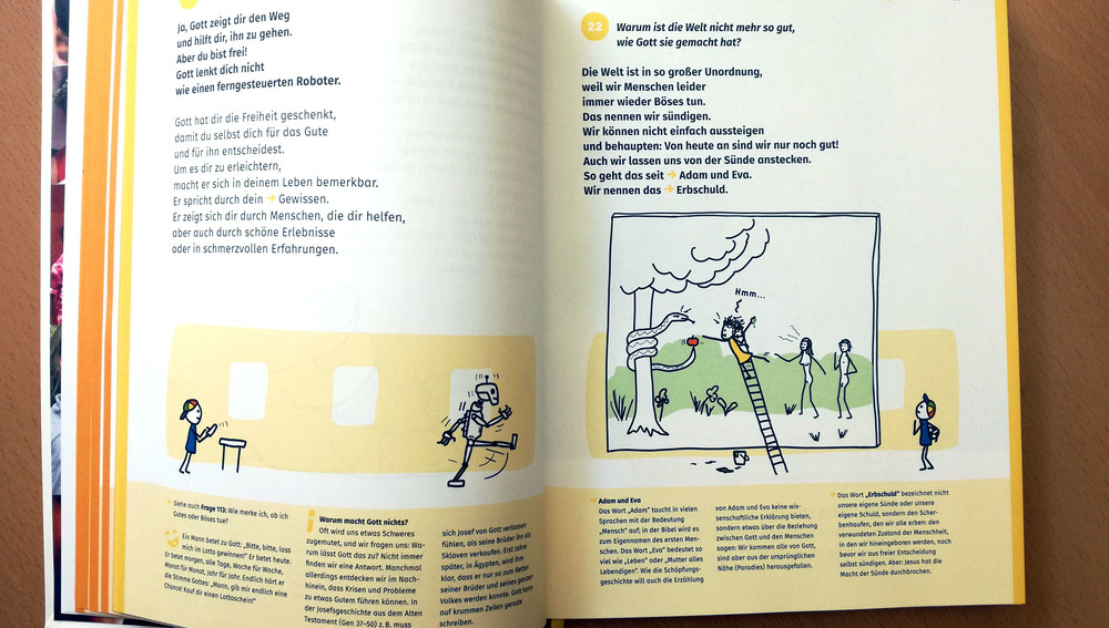 Ausschnitt aus dem Kinderkatechismus 'Youcat for Kids'