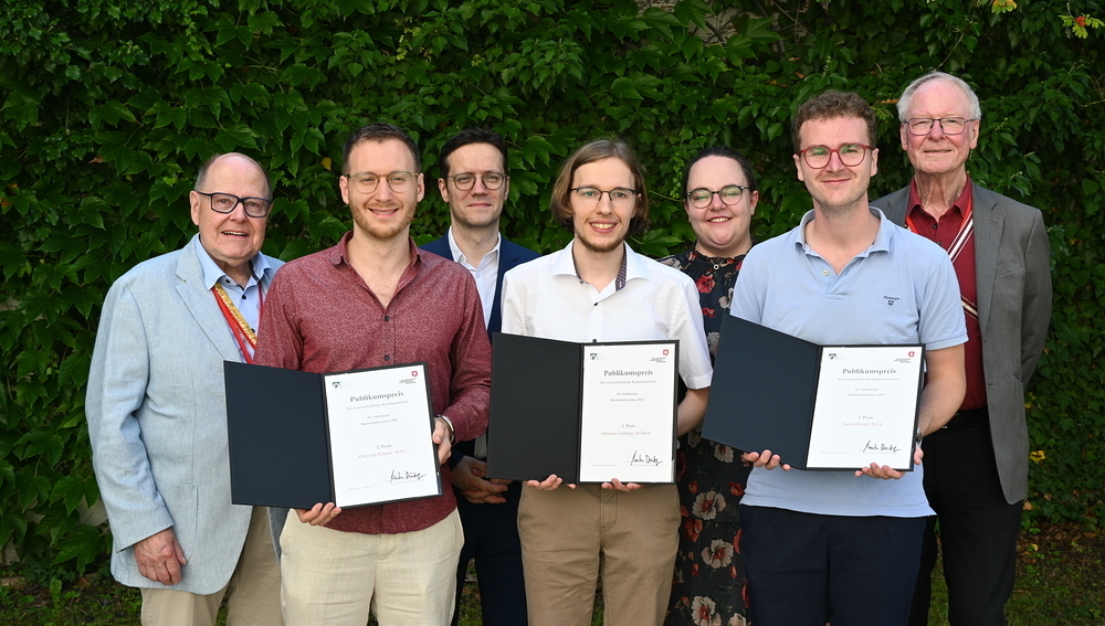 Verleihung der Preise für den wissenschaftlichen Nachwuchs am 7. August 2025 in Salzburg