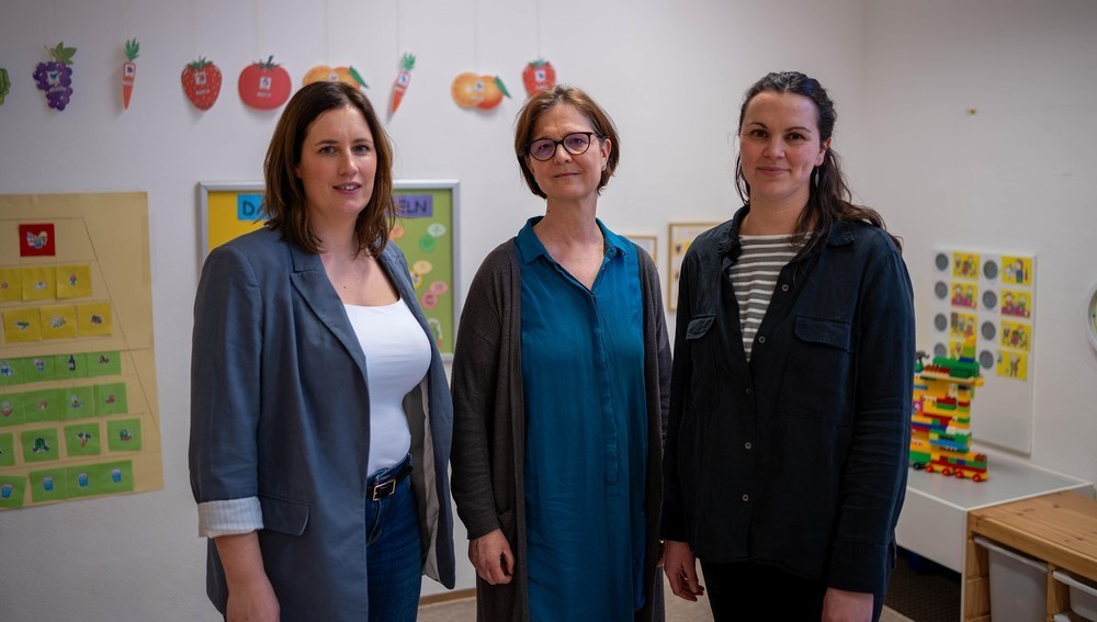 Das KISA-Team mit Magdalena Burkart, Gerlinde Landauf-Stöger und Jolande Bosch (v. links)
