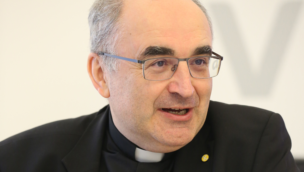 Grazer Bischof bei Pressekonferenz zum 100-Jahr-Jubiläum des Canisiuswerkes am 31. Jänner 2018 in Wien