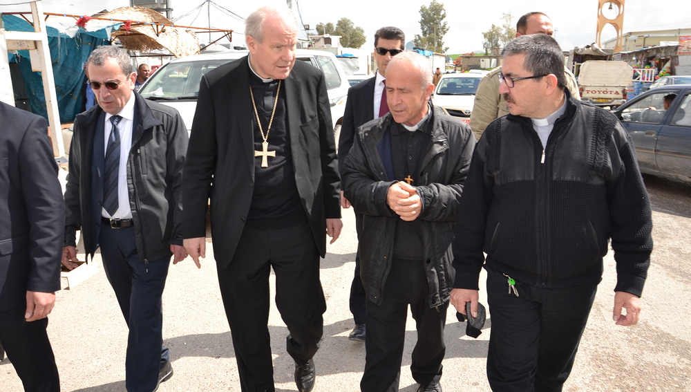 Kardinal Christoph Schönborn im Irak