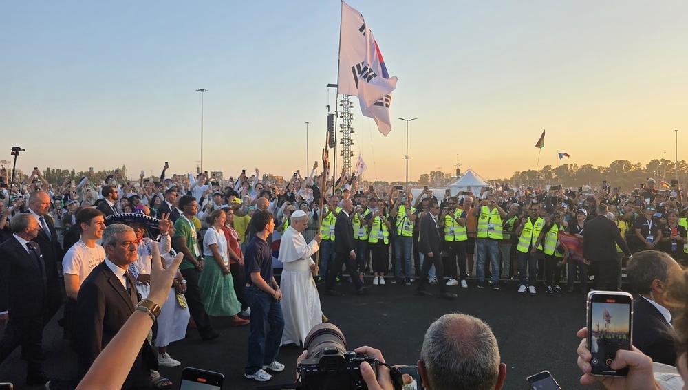 Papst Leo XIV. bei der Vigil im Rahmen des Jubiläums der Jugend 2025