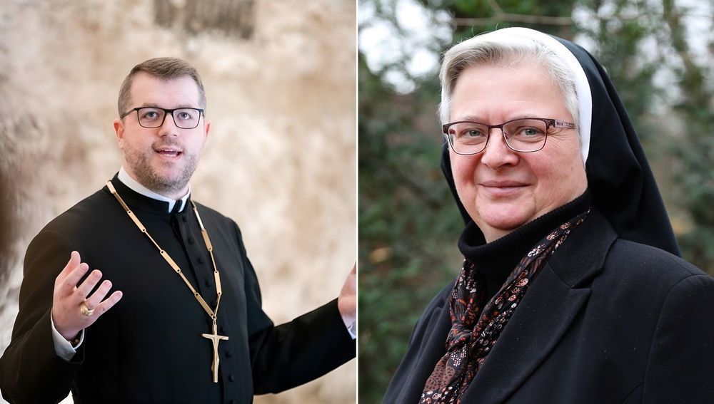  Propst Petrus Stockinger, Sr. Franziska Bruckner 