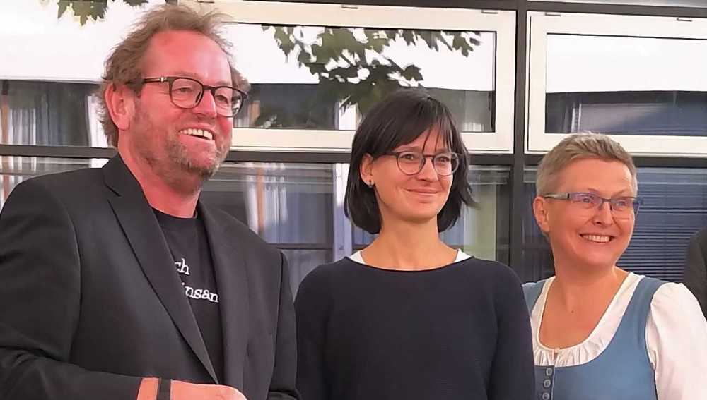 KAÖ-Spitze Ferdinand Kaineder, Katharina Renner und Brigitte Knell