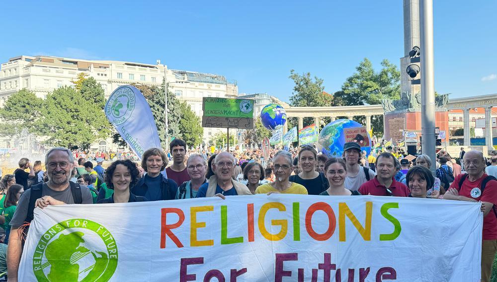 Klimstreik - 'Religions For Future' am 20.9.2024 in Wien
