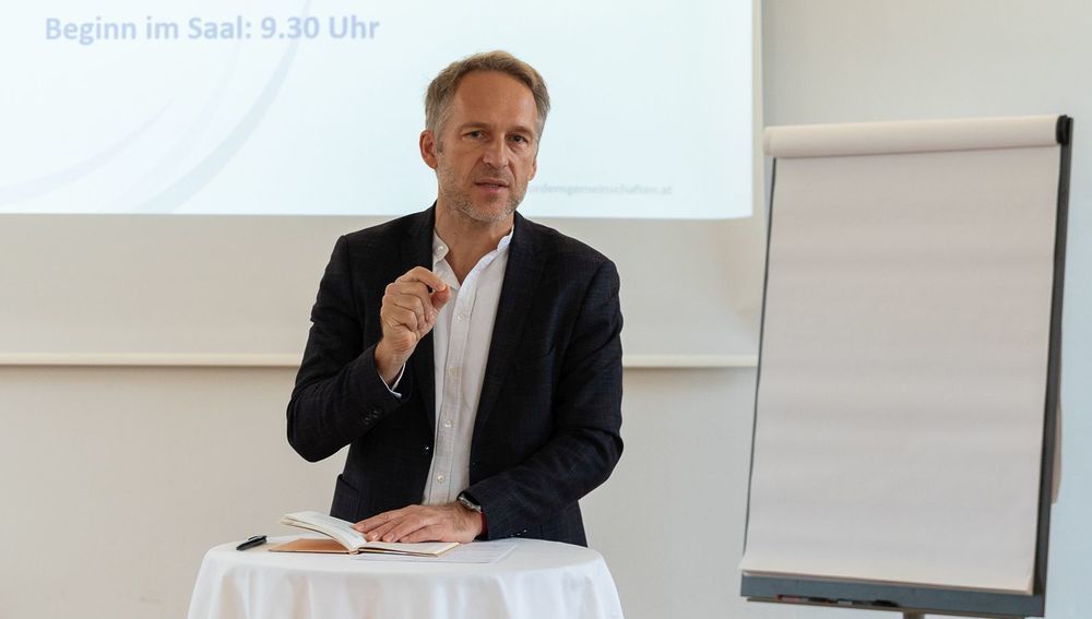 Politologe Vedran Dzihic beim 'Missionstag'