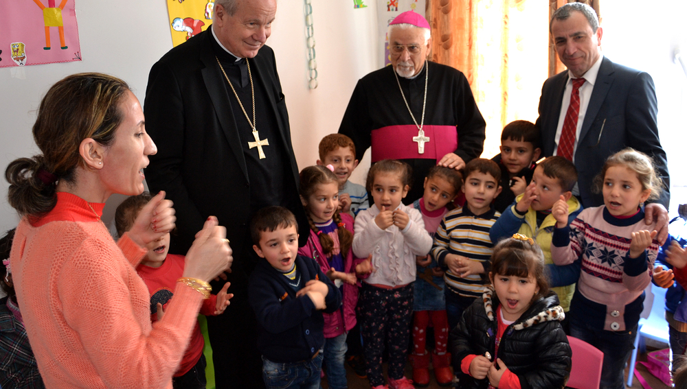 Kardinal Schönborn im Irak