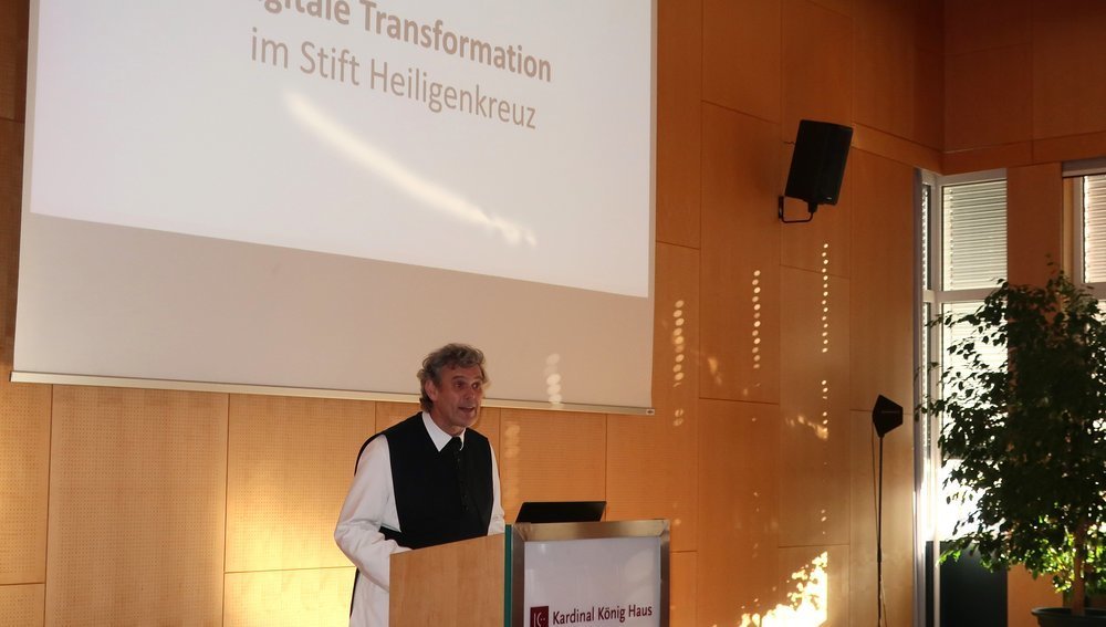 P. Roman Nägele OCist beim Kulturtag der Orden 2023