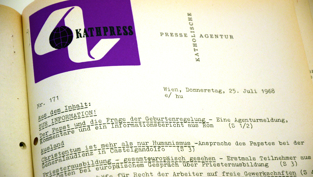 Am 25. Juli 1968 wurde die Enzyklika 'Humanae vitae' veröffentlicht