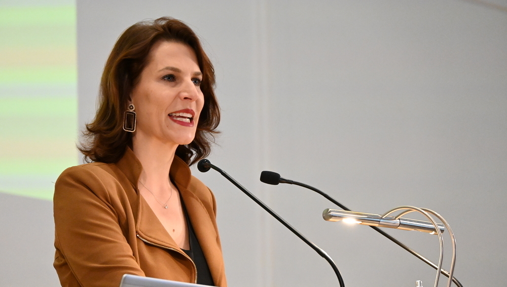 Die Salzburger Landeshauptfrau bei der Eröffnung der Salzburger Hochschulwochen am 4. August 2025