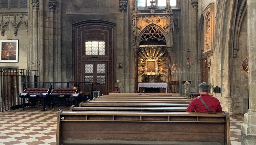 Bild im Stephansdom - Maria Pocs Altar