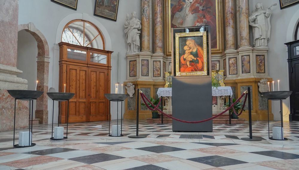 Mariahilfbild von Cranach im Innsbrucker Dom