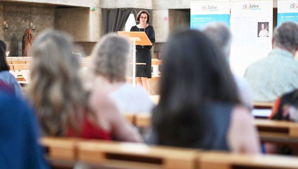 Maria Katharina Moser bei Synoden-Gottesdienst der Evangelischen Kirche in Wien-Lainz