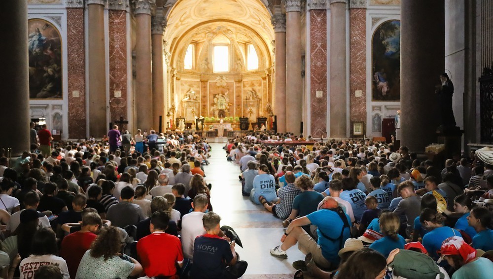 OÖ-Treffen der Ministrant*innen in der Basilica di Santa Maria degli Angeli e dei Martiri