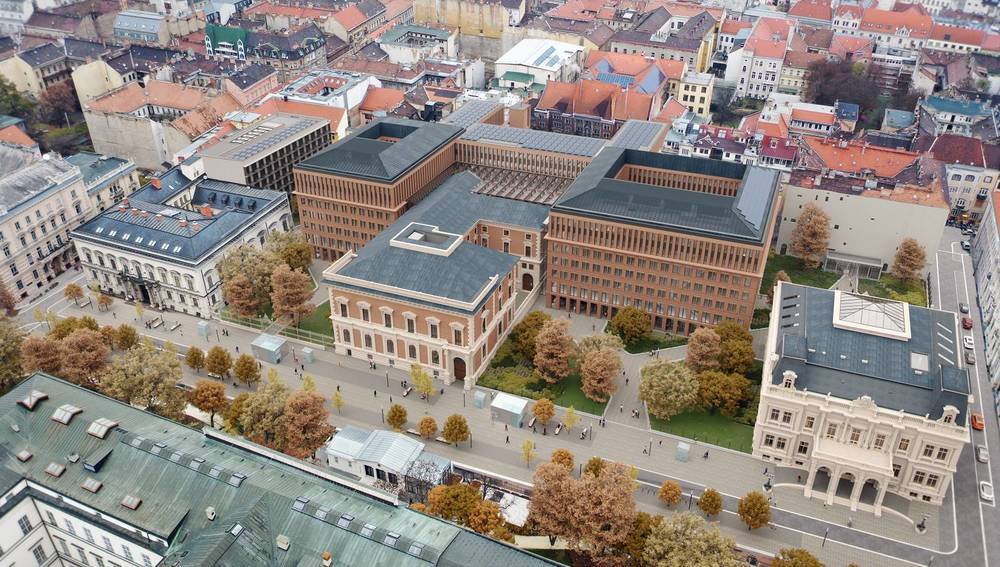 Geplanter neuer Campus der Budapester Pazmany-Universität