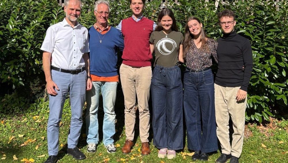 v.l.: Petr Slouk, Christian Wallisch-Breitsching, Jonathan Ryckembusch, Anna Köll, Melanie Mattersberger, Jonas Bentele