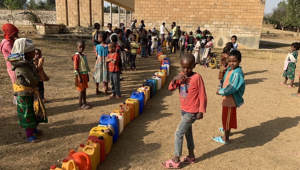 Im Tigray fehlt es an sauberem Trinkwasser
