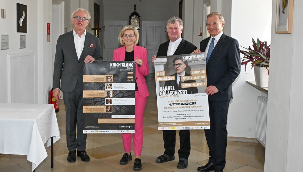 Martin Haselböck, Ines Schiller, Manfred Scheuer, Thomas Stelzer