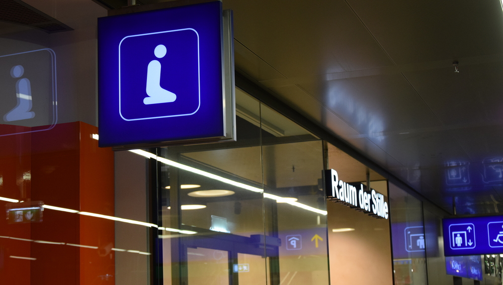 Raum der Stille am Wiener Hauptbahnhof