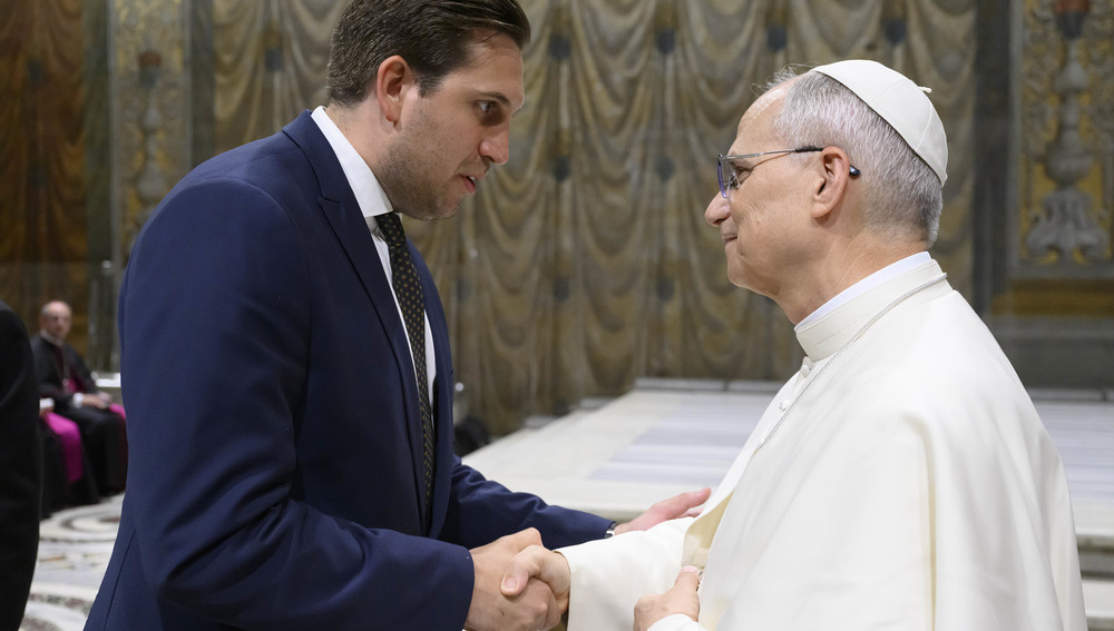 Papst Leo XIV. und Staatssekretär Alexander Pröll