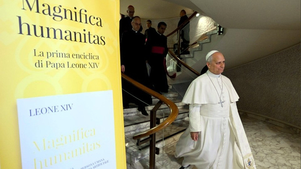 Papst Leo präsentiert Enzyklika Magnifica humanitas