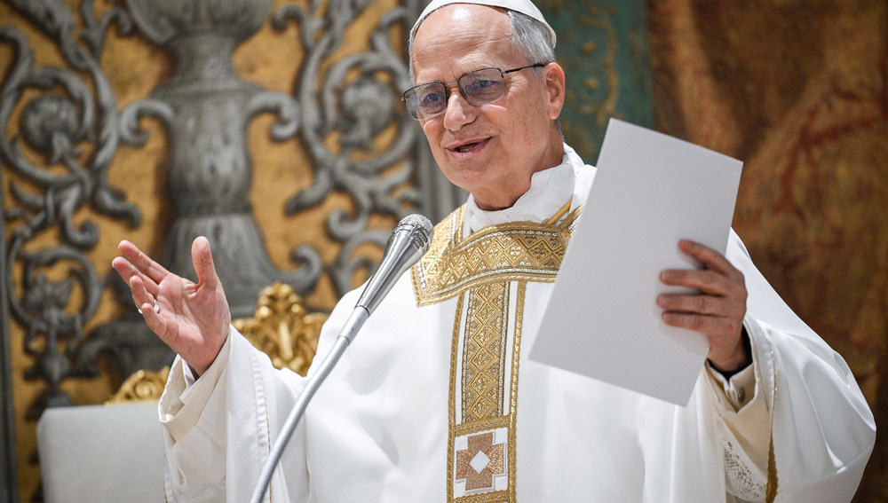 Papst Leo XIV. zelebriert die Heilige Messe pro Ecclesia in der Sixtinischen Kapelle, am 9. Mai 2025 im Vatikan.