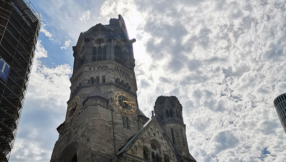 Turm der Kaiser-Wilhelm-Gedächtniskirche in Berlin