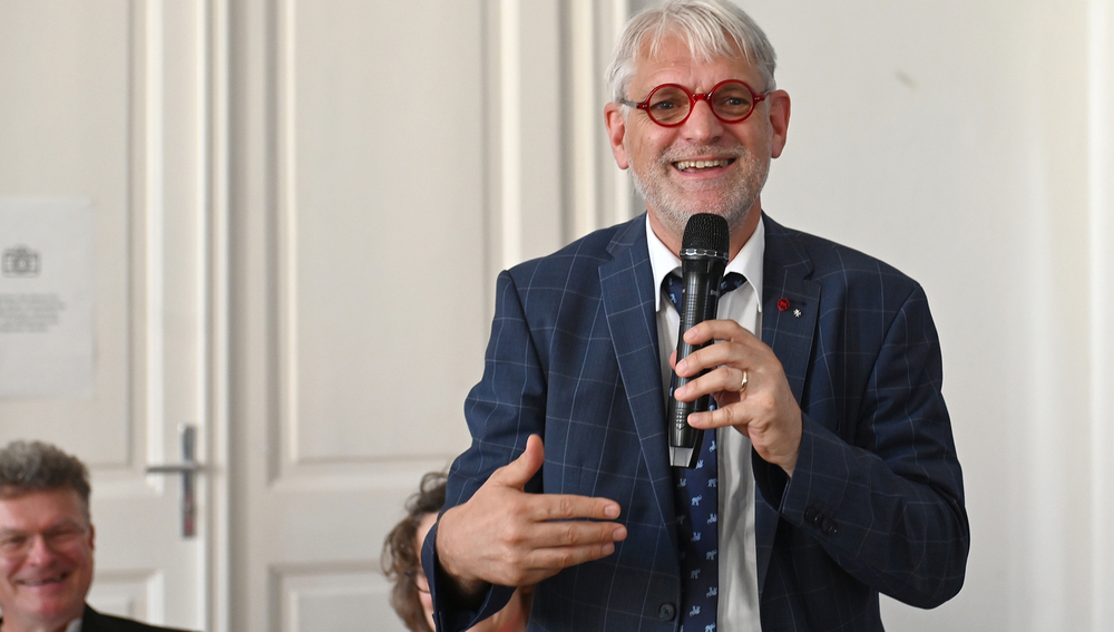 Foto vom Symposion am 25. Juni 2025 zur Emeritierung des evangelischen Wiener Theologen