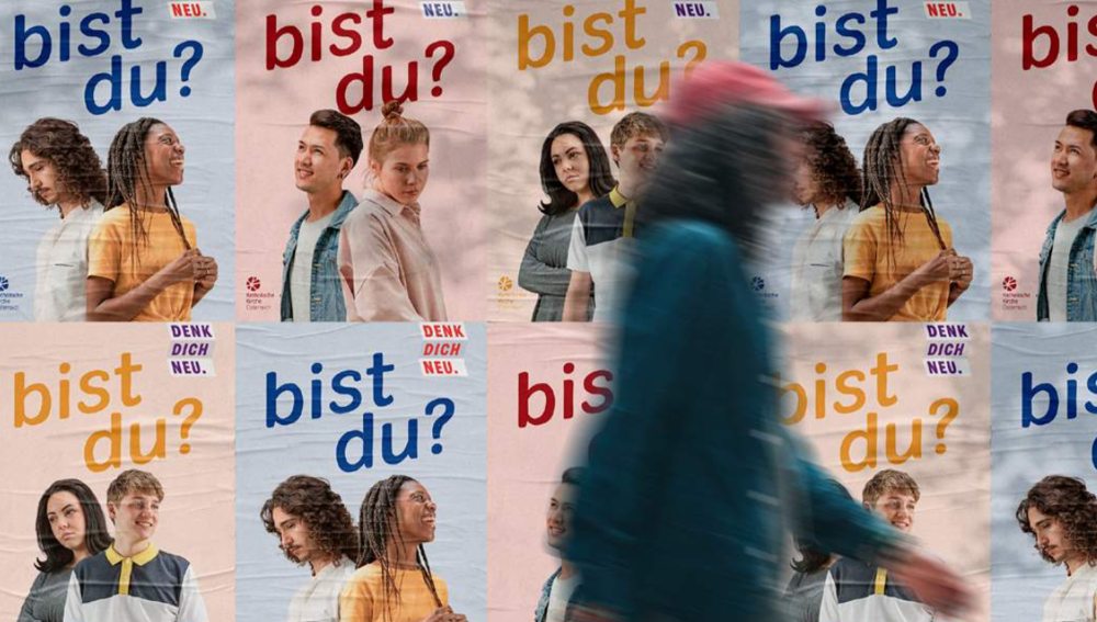 Neue Sujets der 'Denk Dich Neu'-Kampagne 2024